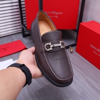 Cheap Salvatore Ferragamo Leather Shoes For Men #1163921 Replica Wholesale [$92.00 USD] [ITEM#1163921] on Replica Salvatore Ferragamo Leather Shoes