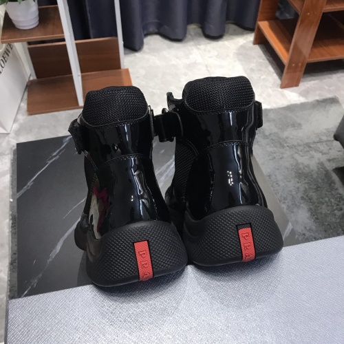 Cheap Prada High Top Shoes For Men #1164162 Replica Wholesale [$72.00 USD] [ITEM#1164162] on Replica Prada High Top Shoes
