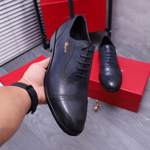 Cheap Salvatore Ferragamo Leather Shoes For Men #1164220 Replica Wholesale [$82.00 USD] [ITEM#1164220] on Replica Salvatore Ferragamo Leather Shoes