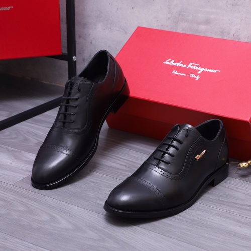 Cheap Salvatore Ferragamo Leather Shoes For Men #1164221 Replica Wholesale [$82.00 USD] [ITEM#1164221] on Replica Salvatore Ferragamo Leather Shoes