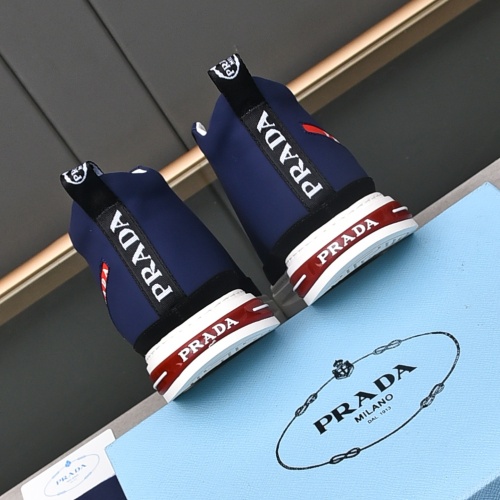 Cheap Prada High Top Shoes For Men #1164295 Replica Wholesale [$82.00 USD] [ITEM#1164295] on Replica Prada High Top Shoes