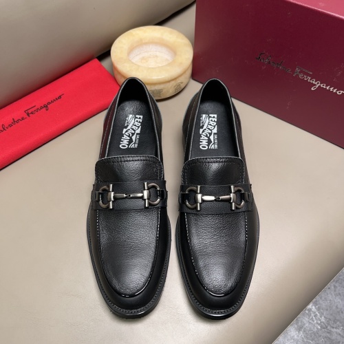 Cheap Salvatore Ferragamo Leather Shoes For Men #1164354 Replica Wholesale [$76.00 USD] [ITEM#1164354] on Replica Salvatore Ferragamo Leather Shoes