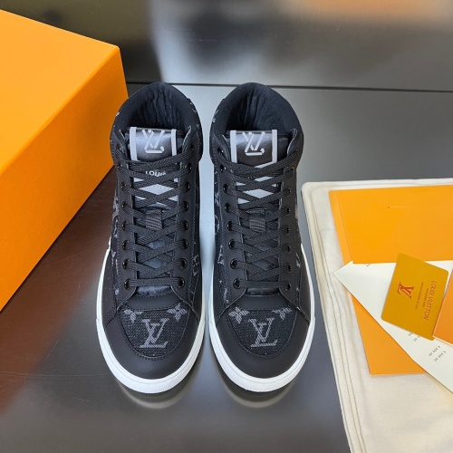 Cheap Louis Vuitton High Tops Shoes For Men #1164399 Replica Wholesale [$76.00 USD] [ITEM#1164399] on Replica Louis Vuitton High Tops Shoes