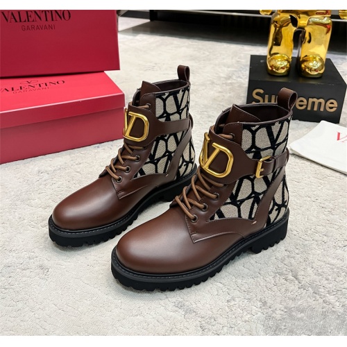 Cheap Valentino Boots For Women #1164637 Replica Wholesale [$112.00 USD] [ITEM#1164637] on Replica Valentino Boots