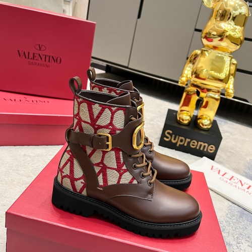 Cheap Valentino Boots For Women #1164639 Replica Wholesale [$112.00 USD] [ITEM#1164639] on Replica Valentino Boots