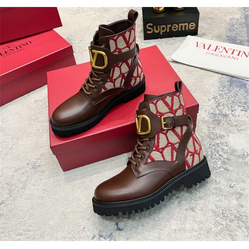 Cheap Valentino Boots For Women #1164639 Replica Wholesale [$112.00 USD] [ITEM#1164639] on Replica Valentino Boots