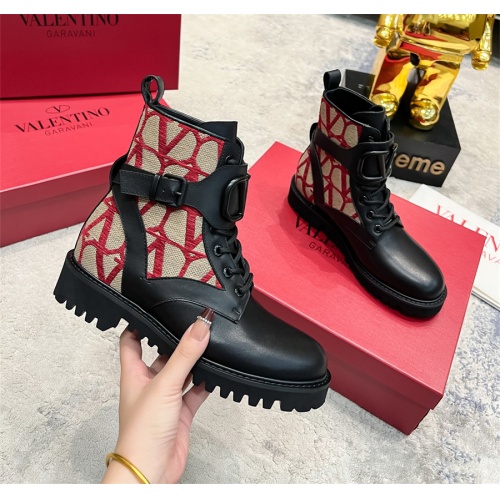 Cheap Valentino Boots For Women #1164640 Replica Wholesale [$112.00 USD] [ITEM#1164640] on Replica Valentino Boots