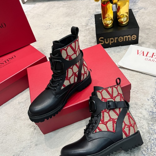 Cheap Valentino Boots For Women #1164640 Replica Wholesale [$112.00 USD] [ITEM#1164640] on Replica Valentino Boots