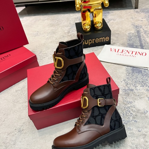 Cheap Valentino Boots For Women #1164643 Replica Wholesale [$112.00 USD] [ITEM#1164643] on Replica Valentino Boots