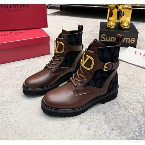 Cheap Valentino Boots For Women #1164643 Replica Wholesale [$112.00 USD] [ITEM#1164643] on Replica Valentino Boots