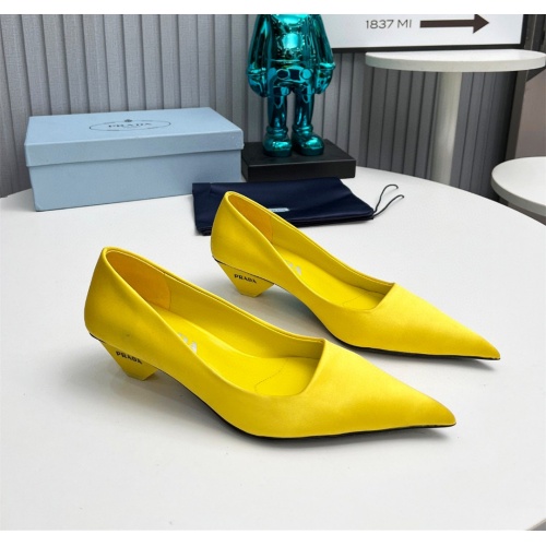 Cheap Prada High-heeled Shoes For Women #1165354 Replica Wholesale [$105.00 USD] [ITEM#1165354] on Replica Prada High-heeled Shoes