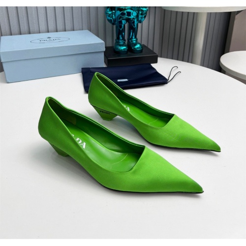 Cheap Prada High-heeled Shoes For Women #1165356 Replica Wholesale [$105.00 USD] [ITEM#1165356] on Replica Prada High-heeled Shoes