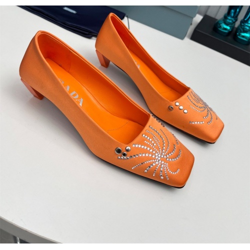 Cheap Prada High-heeled Shoes For Women #1165401 Replica Wholesale [$112.00 USD] [ITEM#1165401] on Replica Prada High-heeled Shoes