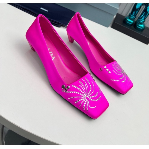 Cheap Prada High-heeled Shoes For Women #1165403 Replica Wholesale [$112.00 USD] [ITEM#1165403] on Replica Prada High-heeled Shoes