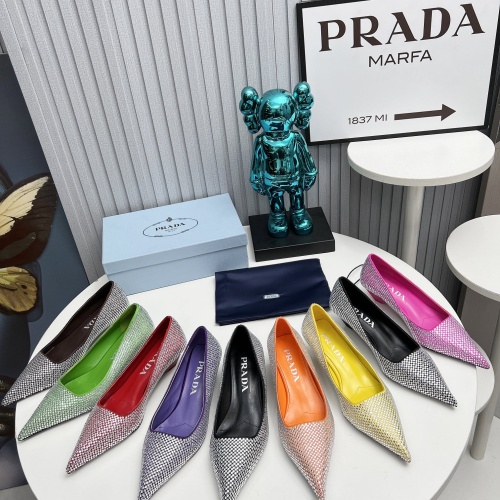 Cheap Prada High-heeled Shoes For Women #1165429 Replica Wholesale [$118.00 USD] [ITEM#1165429] on Replica Prada High-heeled Shoes