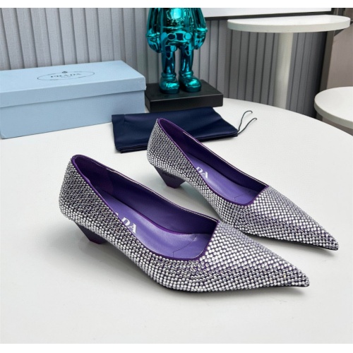 Cheap Prada High-heeled Shoes For Women #1165432 Replica Wholesale [$118.00 USD] [ITEM#1165432] on Replica Prada High-heeled Shoes