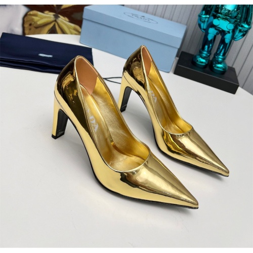 Cheap Prada High-heeled Shoes For Women #1165473 Replica Wholesale [$102.00 USD] [ITEM#1165473] on Replica Prada High-heeled Shoes