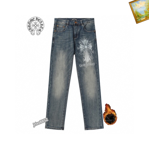 Cheap Chrome Hearts Jeans For Men #1165826 Replica Wholesale [$48.00 USD] [ITEM#1165826] on Replica Chrome Hearts Jeans