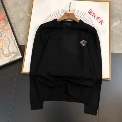 Cheap Versace Sweaters Long Sleeved For Men #1166970 Replica Wholesale [$45.00 USD] [ITEM#1166970] on Replica Versace Sweaters