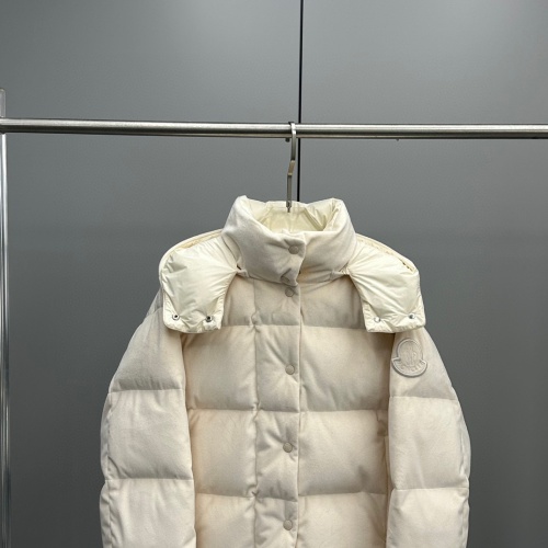 Cheap Moncler Down Feather Coat Long Sleeved For Women #1167221 Replica Wholesale [$170.00 USD] [ITEM#1167221] on Replica Moncler Down Feather Coat