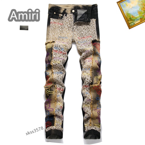 Cheap Amiri Jeans For Men #1167359 Replica Wholesale [$48.00 USD] [ITEM#1167359] on Replica Amiri Jeans