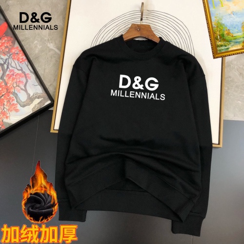 Cheap Dolce &amp; Gabbana D&amp;G Hoodies Long Sleeved For Men #1167524 Replica Wholesale [$45.00 USD] [ITEM#1167524] on Replica Dolce &amp; Gabbana D&amp;G Hoodies