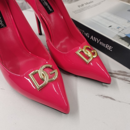 Cheap Dolce &amp; Gabbana D&amp;G High-Heeled Shoes For Women #1168803 Replica Wholesale [$130.00 USD] [ITEM#1168803] on Replica Dolce &amp; Gabbana D&amp;G High-Heeled Shoes