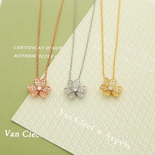 Cheap Van Cleef &amp; Arpels Necklaces For Women #1169457 Replica Wholesale [$25.00 USD] [ITEM#1169457] on Replica Van Cleef &amp; Arpels Necklaces