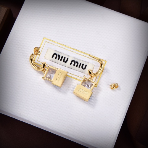 Cheap MIU MIU Earrings For Women #1169913 Replica Wholesale [$29.00 USD] [ITEM#1169913] on Replica MIU MIU Earrings