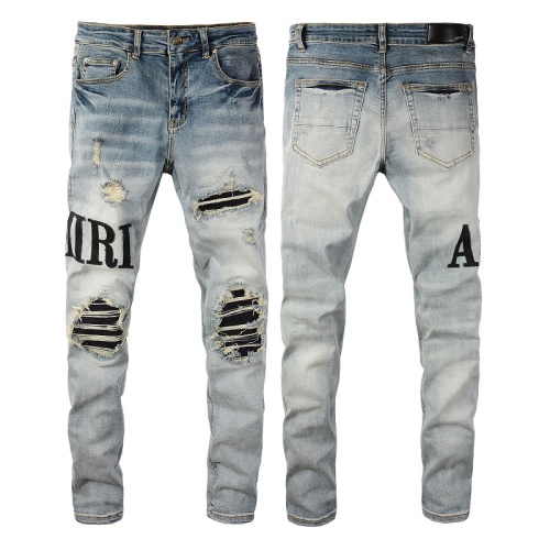 Cheap Amiri Jeans For Men #1170382 Replica Wholesale [$68.00 USD] [ITEM#1170382] on Replica Amiri Jeans