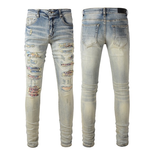 Cheap Amiri Jeans For Men #1170384 Replica Wholesale [$68.00 USD] [ITEM#1170384] on Replica Amiri Jeans