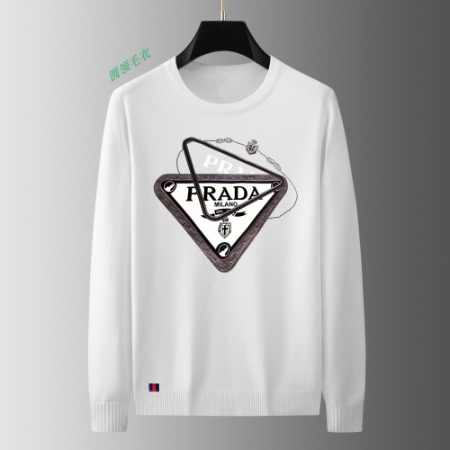 Cheap Prada Sweater Long Sleeved For Men #1171736 Replica Wholesale [$48.00 USD] [ITEM#1171736] on Replica Prada Sweater