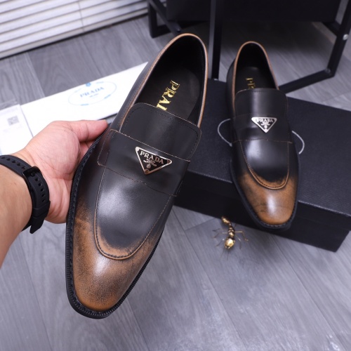 Cheap Prada Leather Shoes For Men #1172330 Replica Wholesale [$96.00 USD] [ITEM#1172330] on Replica Prada Leather Shoes