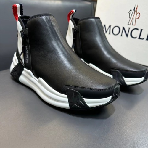 Cheap Moncler High Tops Shoes For Men #1172601 Replica Wholesale [$130.00 USD] [ITEM#1172601] on Replica Moncler High Tops Shoes