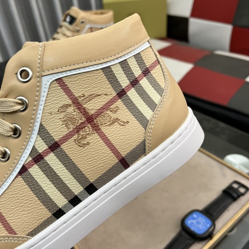 Cheap Burberry High Tops Shoes For Men #1172616 Replica Wholesale [$80.00 USD] [ITEM#1172616] on Replica Burberry High Tops Shoes