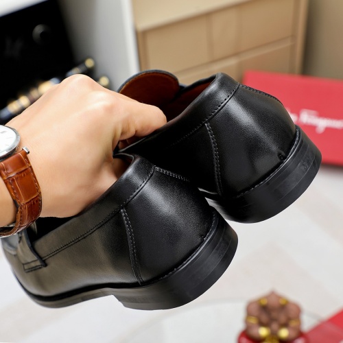 Cheap Salvatore Ferragamo Leather Shoes For Men #1172693 Replica Wholesale [$80.00 USD] [ITEM#1172693] on Replica Salvatore Ferragamo Leather Shoes