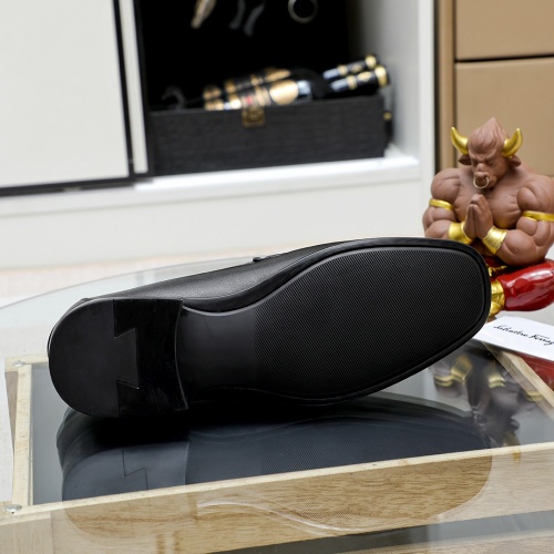 Cheap Salvatore Ferragamo Leather Shoes For Men #1172702 Replica Wholesale [$85.00 USD] [ITEM#1172702] on Replica Salvatore Ferragamo Leather Shoes