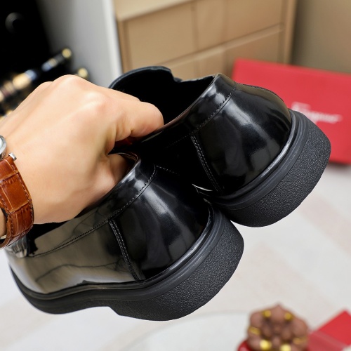Cheap Salvatore Ferragamo Leather Shoes For Men #1172799 Replica Wholesale [$82.00 USD] [ITEM#1172799] on Replica Salvatore Ferragamo Leather Shoes