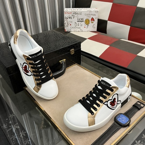Cheap Dolce &amp; Gabbana D&amp;G Casual Shoes For Women #1172884 Replica Wholesale [$80.00 USD] [ITEM#1172884] on Replica Dolce &amp; Gabbana D&amp;G Casual Shoes