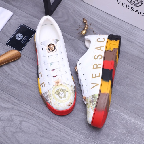 Cheap Versace Casual Shoes For Men #1173367 Replica Wholesale [$72.00 USD] [ITEM#1173367] on Replica Versace Casual Shoes