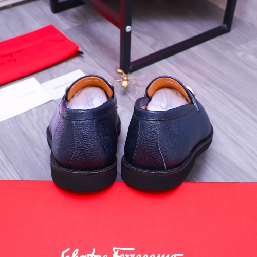 Cheap Salvatore Ferragamo Leather Shoes For Men #1173474 Replica Wholesale [$96.00 USD] [ITEM#1173474] on Replica Salvatore Ferragamo Leather Shoes