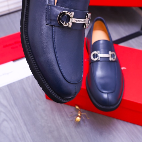 Cheap Salvatore Ferragamo Leather Shoes For Men #1173477 Replica Wholesale [$96.00 USD] [ITEM#1173477] on Replica Salvatore Ferragamo Leather Shoes
