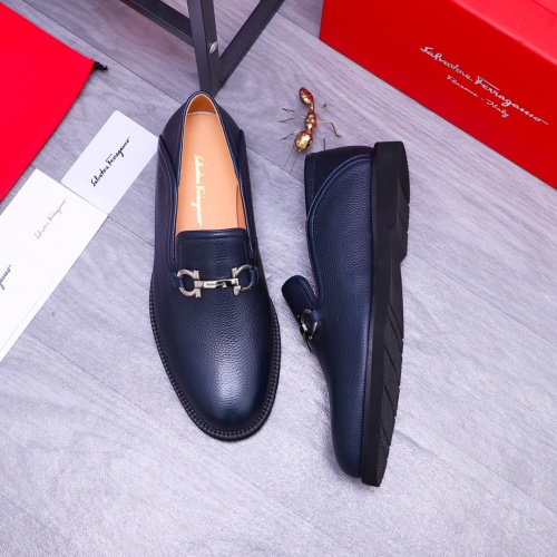 Cheap Salvatore Ferragamo Leather Shoes For Men #1173484 Replica Wholesale [$96.00 USD] [ITEM#1173484] on Replica Salvatore Ferragamo Leather Shoes