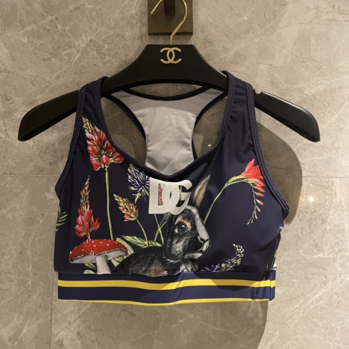 Cheap Dolce &amp; Gabbana D&amp;G Yoga Tracksuits Sleeveless For Women #1173606 Replica Wholesale [$72.00 USD] [ITEM#1173606] on Replica Dolce &amp; Gabbana D&amp;G Tracksuits