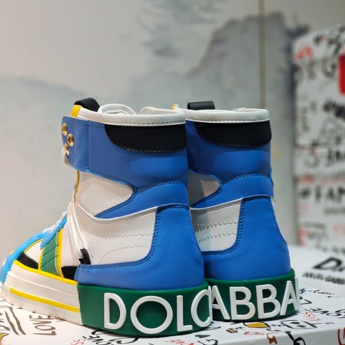 Cheap D&amp;G High Top Shoes For Women #1174076 Replica Wholesale [$96.00 USD] [ITEM#1174076] on Replica Dolce &amp; Gabbana D&amp;G High Top Shoes