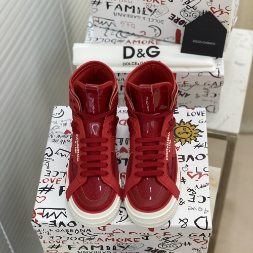 Cheap D&amp;G High Top Shoes For Men #1174087 Replica Wholesale [$96.00 USD] [ITEM#1174087] on Replica Dolce &amp; Gabbana D&amp;G High Top Shoes