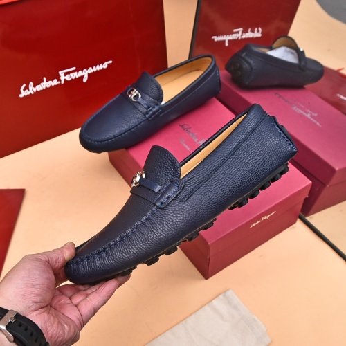 Cheap Salvatore Ferragamo Leather Shoes For Men #1174097 Replica Wholesale [$80.00 USD] [ITEM#1174097] on Replica Salvatore Ferragamo Leather Shoes