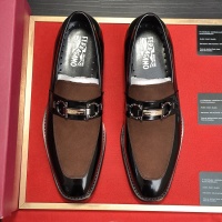 Cheap Salvatore Ferragamo Leather Shoes For Men #1164281 Replica Wholesale [$88.00 USD] [ITEM#1164281] on Replica Salvatore Ferragamo Leather Shoes