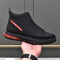 Cheap Prada High Top Shoes For Men #1164297 Replica Wholesale [$82.00 USD] [ITEM#1164297] on Replica Prada High Top Shoes