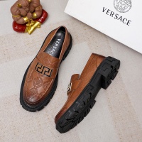 Cheap Versace Leather Shoes For Men #1164344 Replica Wholesale [$82.00 USD] [ITEM#1164344] on Replica Versace Leather Shoes